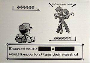 Couple Sent Out Pokemon-Themed Wedding Invitations