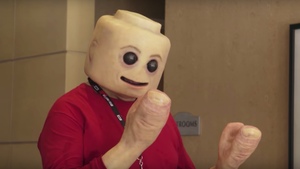 Creepy Real Life LEGO Minifig-Inspired Cosplay