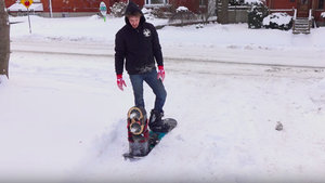 Cruise Into 2017 With This Video of a Jet-Powered Snowboard