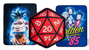 Cuddle Up in Style with New Geeky Throw Blankets at Toynk