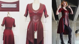 Custom-Made Scarlet Witch-Inspired Dress By Elhoffer Designs