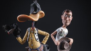 Daffy Duck Steals Woody's Look From TOY STORY in Fun Fan Art