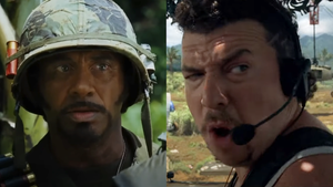 Danny McBride Eavesdropped on Robert Downey Jr. on TROPIC THUNDER Set, Says RDJ Stayed in Character Even to Pee