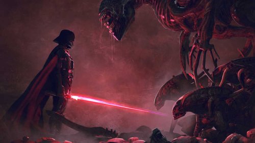 Geek Art: Darth Vader vs. Aliens — GeekTyrant