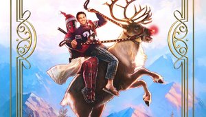 Deadpool an Fred Savage Ride Rudolf in Poster For ONCE UPON A DEADPOOL