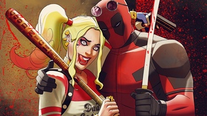 Deadpool and Harley Quinn Are Natural Born Killers in Art by Marco D’Alfonso