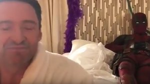Deadpool and Hugh Jackman Are Hanging Out in Bed in This Amusing Video Clip