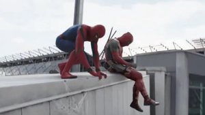 DEADPOOL Meets SPIDER-MAN in Fan-Cut CIVIL WAR Scene