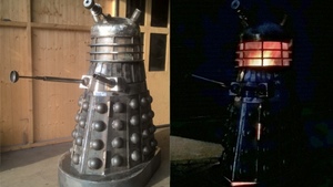 DOCTOR WHO Dalek Wood Burning Fire Pit