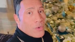 Dwayne Johnson Hilariously Brought Back His Iconic Turtleneck and Chain Look on Christmas