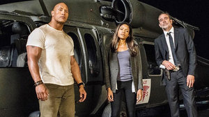 Dwayne Johnson Shares New RAMPAGE Photos with Naomi Harris and Jeffery Dean Morgan