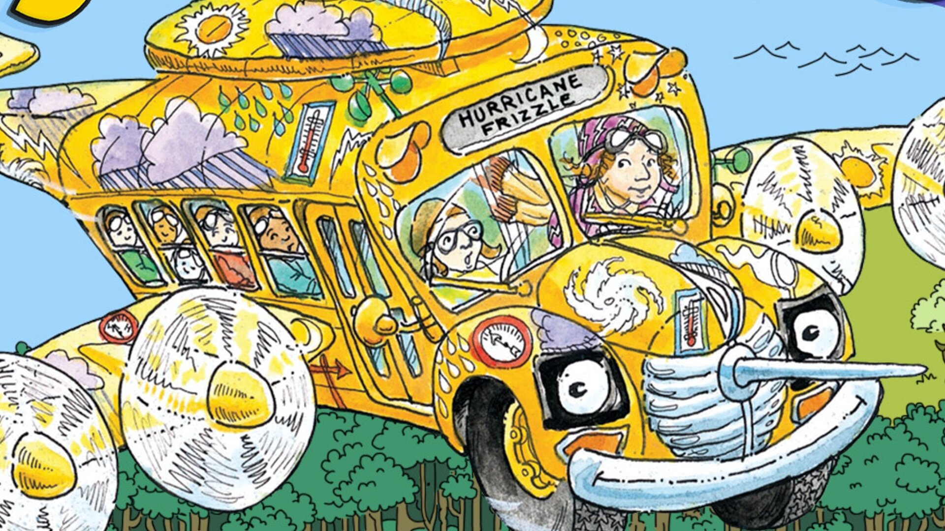 Magic school bus. Волшебный школьный автобус. Волшебный школьный жёлтый автобус.
