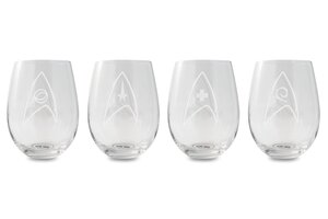 Enjoy a Glass of Romulan Ale in These STAR TREK Glasses