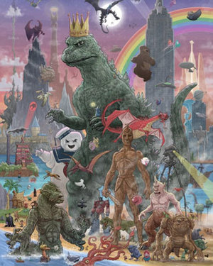 Epic Geek Culture Icon Poster by PJ McQuade