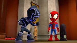 Exclusive: Spider-Man and Black Panther Protect a Museum from Doc Ock in Clip From SPIDEY AND HIS AMAZING FRIENDS