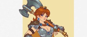 Fan Art Imagines Daisy From SUPER MARIO as a Fearsome Warrior Princess