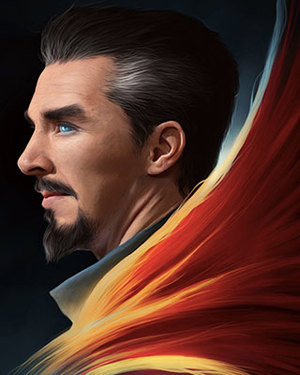 Fan Art of Benedict Cumberbatch as Doctor Strange