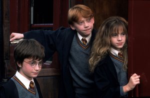 First Look Photo of Daniel Radcliffe, Emma Watson, and Rupert Grint in HARRY POTTER 20th Anniversary HBO Special