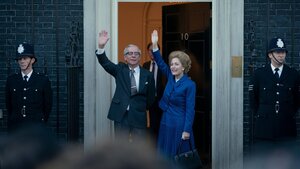 Photos From THE CROWN Season 4 Feature Gillian Anderson as Margaret Thatcher and Emma Corrin as Diana Spencer