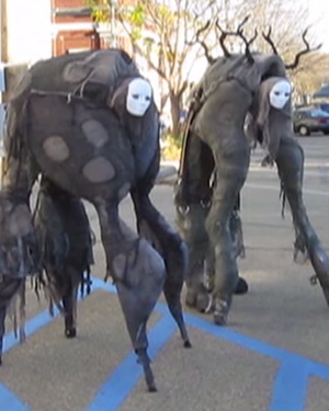 Four-Legged Costumes Inspired by DARK CRYSTAL and Miyazaki's Spirit Characters