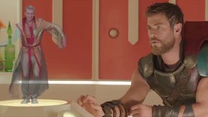 Funny THOR: RAGNAROK Deleted Scene Includes a Weird Grandmaster Hologram and a DUMBO Joke