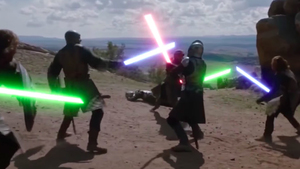 GAME OF THRONES' Tower of Joy Sword Fight Gets The Lightsaber Treatment