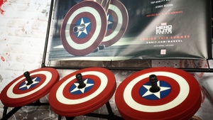 Geek Out While You Work Out With These Captain America-Inspired Barbell Plates