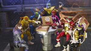 Get a Behind-the-Scenes Look Behind the New POWER RANGERS and TMNT Crossover Figures from Hasbro