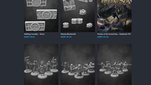 Get a Ton of 3D Printable Pirate Figures and Setpieces for Your TTRPG in a Humble Bundle