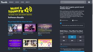 Get Music and Sound Effects for Your Media Projects with the Music & Sound FX 2 Software Bundle from Humble Bundle