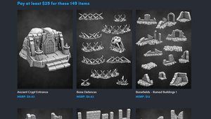 Get Over $1000 Worth of 3D Printable TTRPG Goodies for $25 with a Humble Bundle