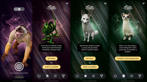 Get Your Own Daemon with HIS DARK MATERIALS: MY DAEMON Augmented Reality App on Apple Devices