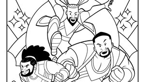 Get Your WWE Fix with These Free The New Day Coloring Pages