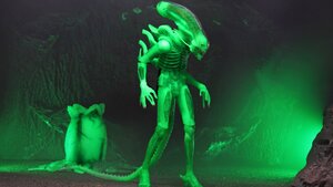 Glow-In-The-Dark ALIEN Xenomorph Action Figure From NECA