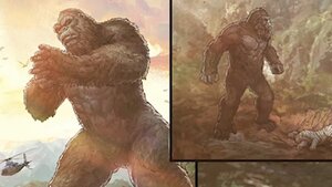 GODZILLA VS. KONG Gets a PG-13 Rating and Tie-In Comic Art Shows a New Titan and Bearded Kong