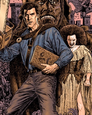 Groovy ARMY OF DARKNESS Poster Art by Chris Weston and Jeff Boyes