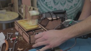 Guy Makes Dangerous Bread Buttering Robot In Hilarious Video