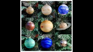 Hand Blown Glass Solar System Ornaments Look Incredible