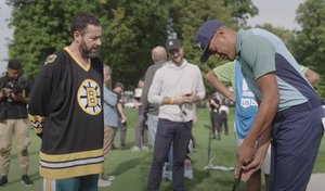 HAPPY GILMORE 2 Behind the Scenes Video Features Pro Golfers Visiting the Set