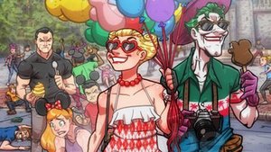 Harley Quinn and Joker Go To Disneyland in Amusing Fan Art By Abe Lopez