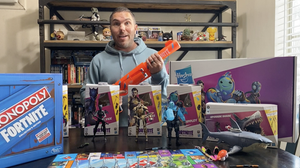 Hasbro x Fortnite Action Figure and Toy Unboxing Video 