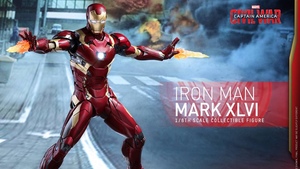 Hot Toys Unveils CAPTAIN AMERICA: CIVIL WAR Diecast Iron Man Mark XLVI Action Figure