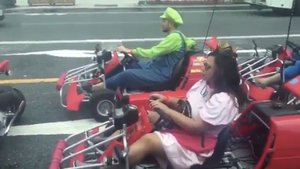 Hugh Jackman Gets Crazy Excited Over Seeing Real-Life Mario Kart in Tokyo