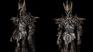 Incredible “First Age” Sauron Custom Leather LOTR-Inspired Armor