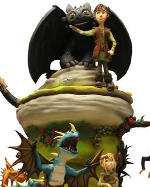 Incredible HOW TO TRAIN YOUR DRAGON Cake Design