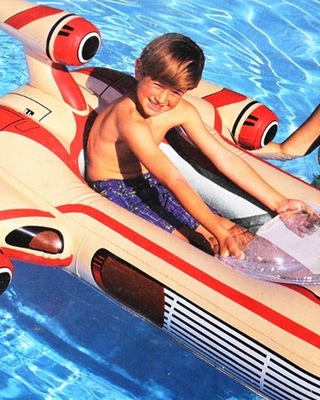 star wars landspeeder pool float