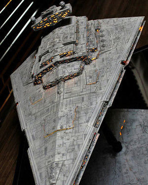 Insanely Stunning Star Wars Imperial Star Destroyer Model