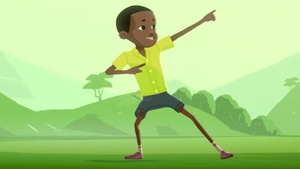Inspiring Animated Short THE BOY WHO LEARNED TO FLY, Based on the True Story of Usain Bolt