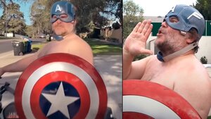 Jack Black Hilariously Celebrates Getting The Vaccine as Captain America