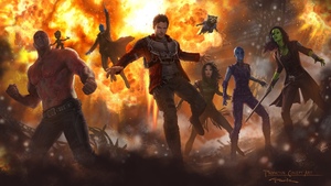 James Gunn Releases Explosive GUARDIANS OF THE GALAXY VOL. 2 Concept Art